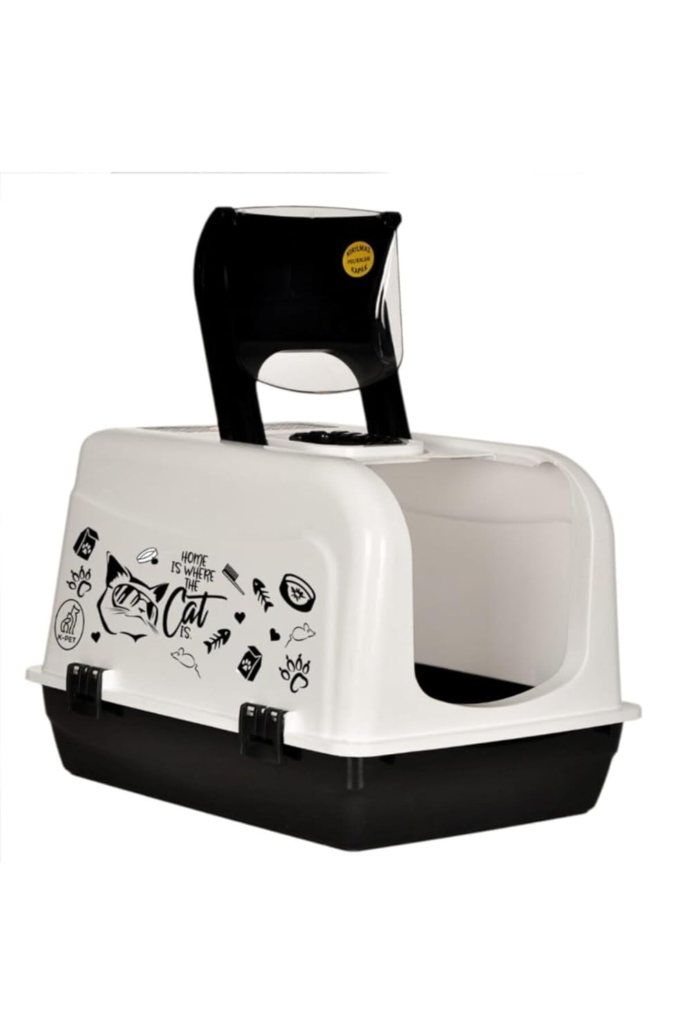 Kapalı Büyük Boy Kedi Tuvaleti XXL