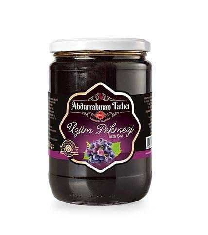 Abdurrahman Tatlıcı Üzüm Pekmezi Cam Kavanoz 800g