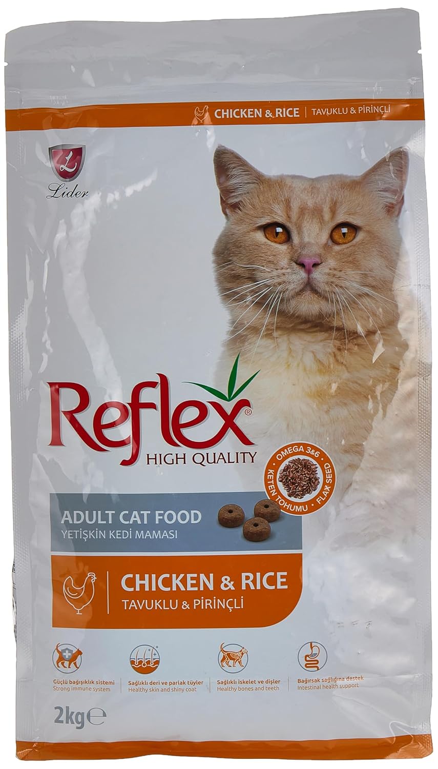 Reflex Chicken/Rice Yetiskin Kedi Mamasi 2Kg