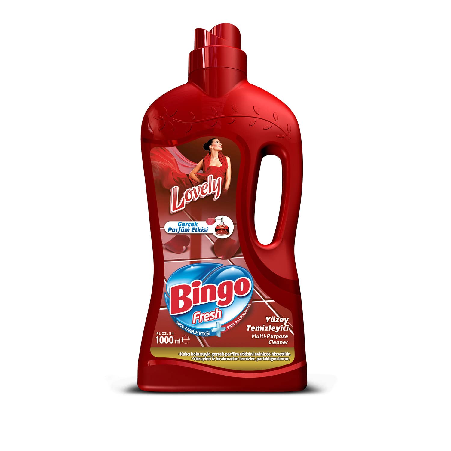 Bingo Fresh Lovely Gerçek Parfüm Etkisi Yüzey Temizleyici (1 x 1000 mL)