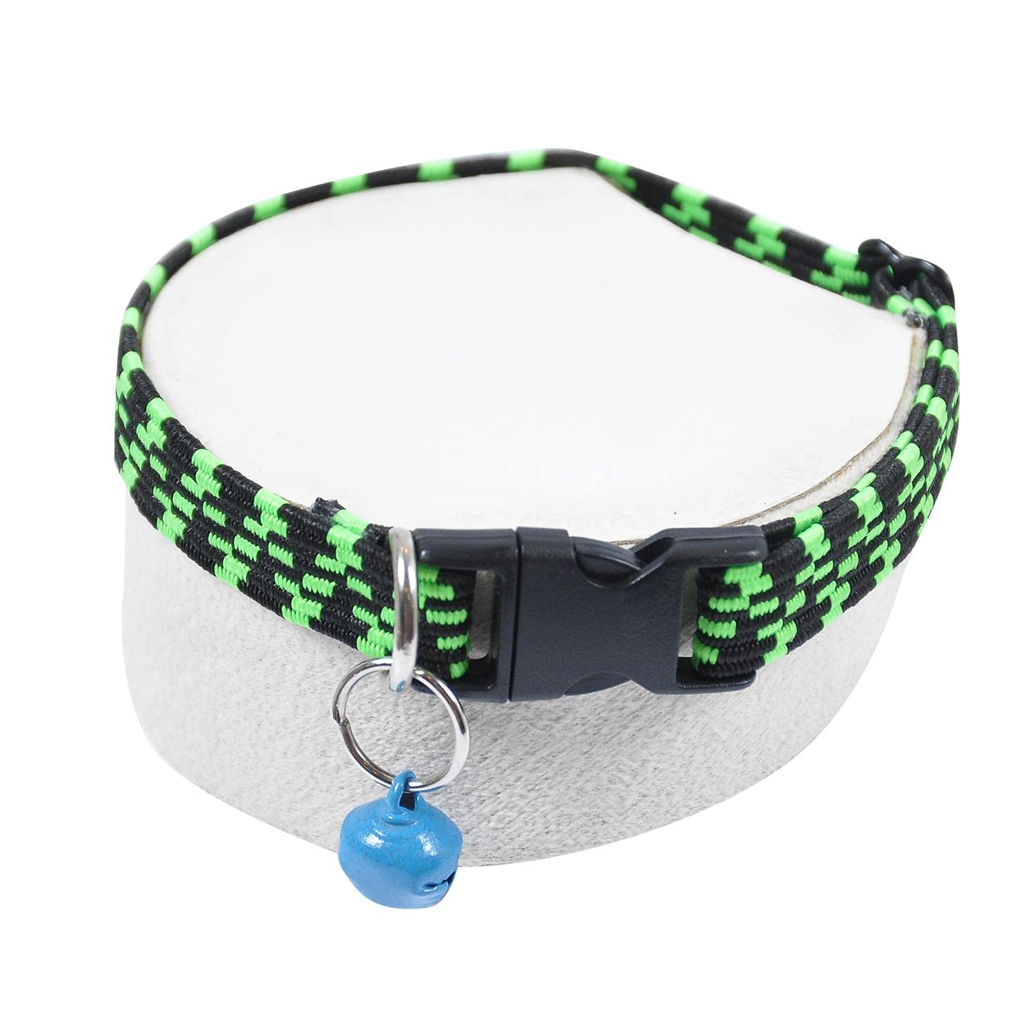 X-Perk Elastik Zilli Kedi Köpek Tasması Boyun Tasma Ayarlı