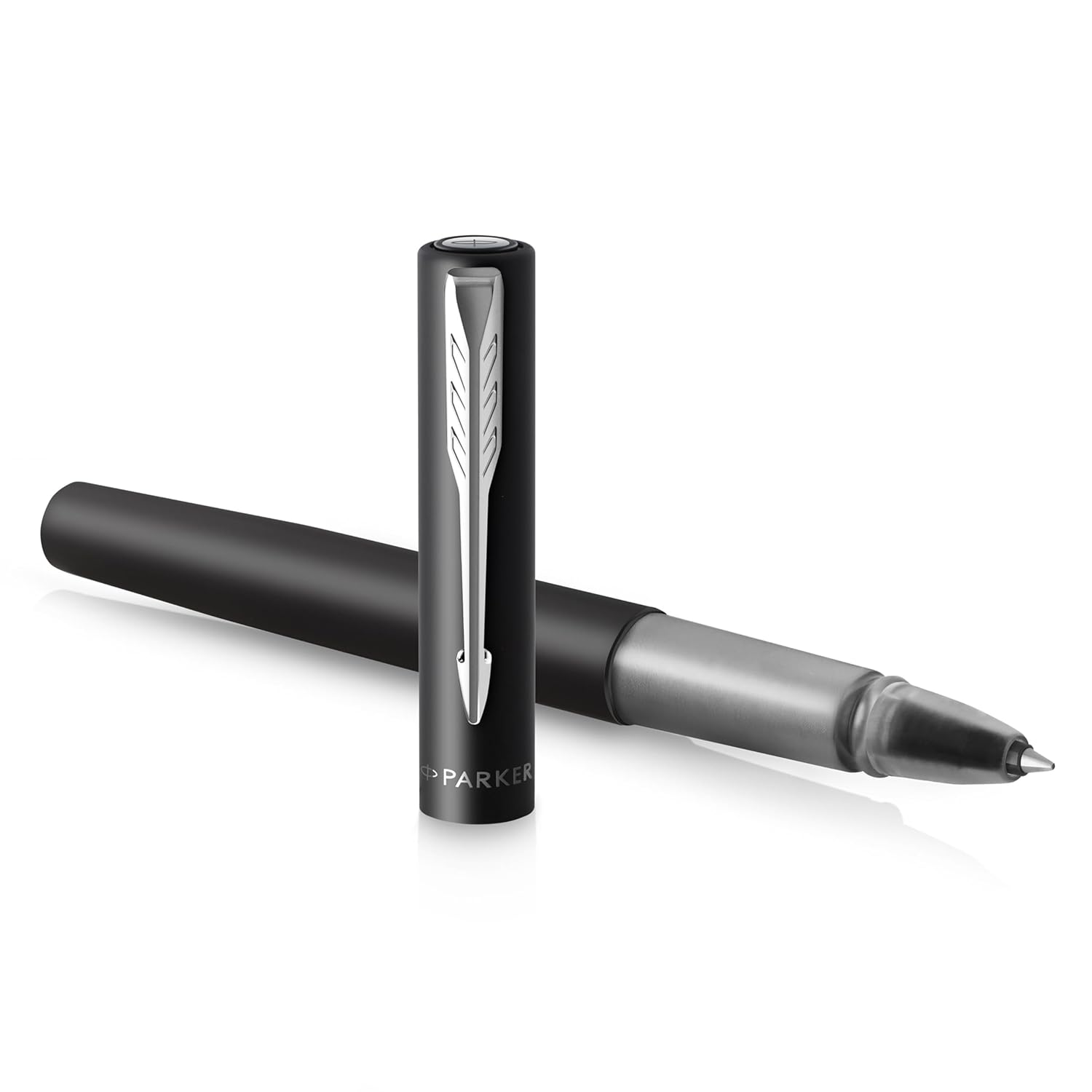 Parker Vector XL tükenmez kalem | Pirinç üzerine metalik siyah lake | Siyah mürekkep doldurmalı ince nokta | Hediye kutusu