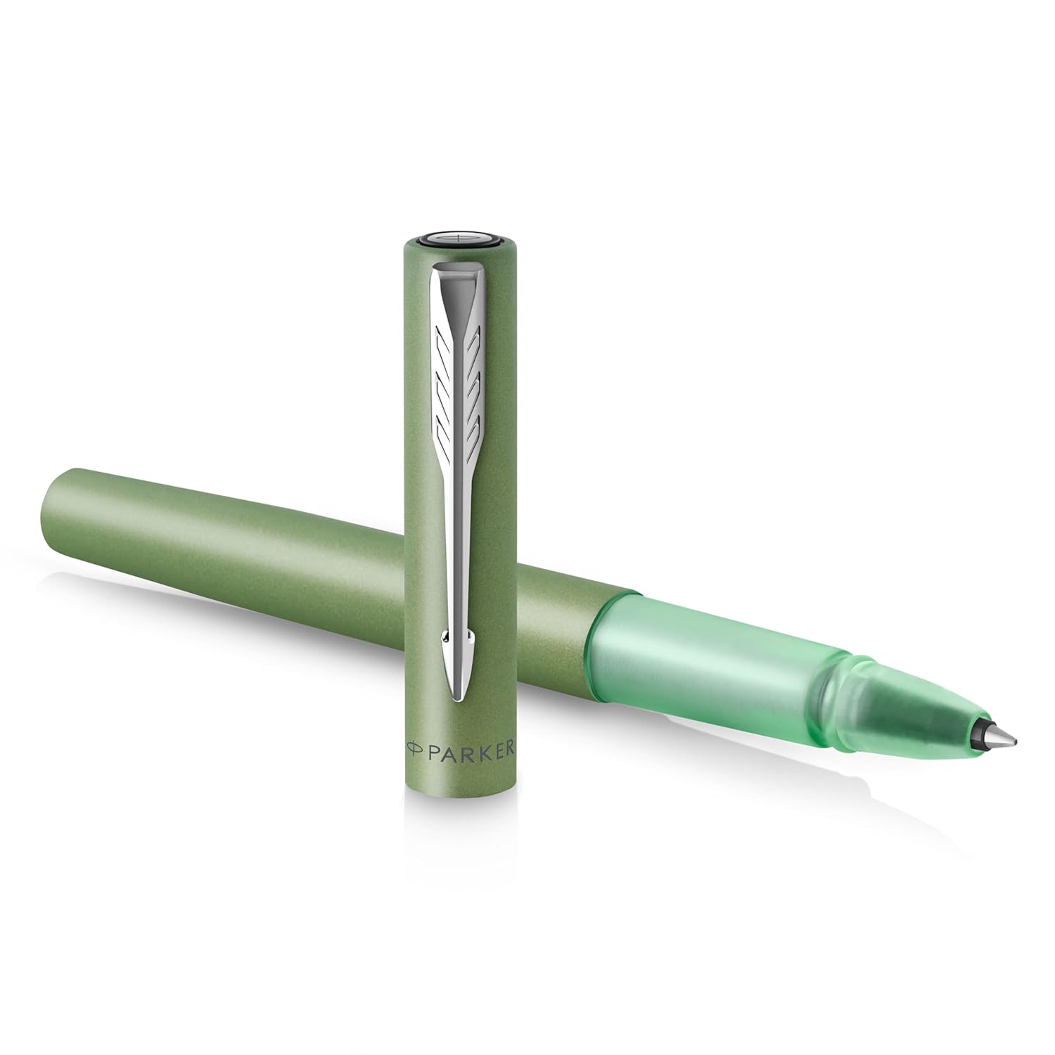 Parker Vector XL tükenmez kalem | Pirinç üzerine metalik yeşil lake | Siyah mürekkep doldurmalı ince nokta | Hediye kutusu