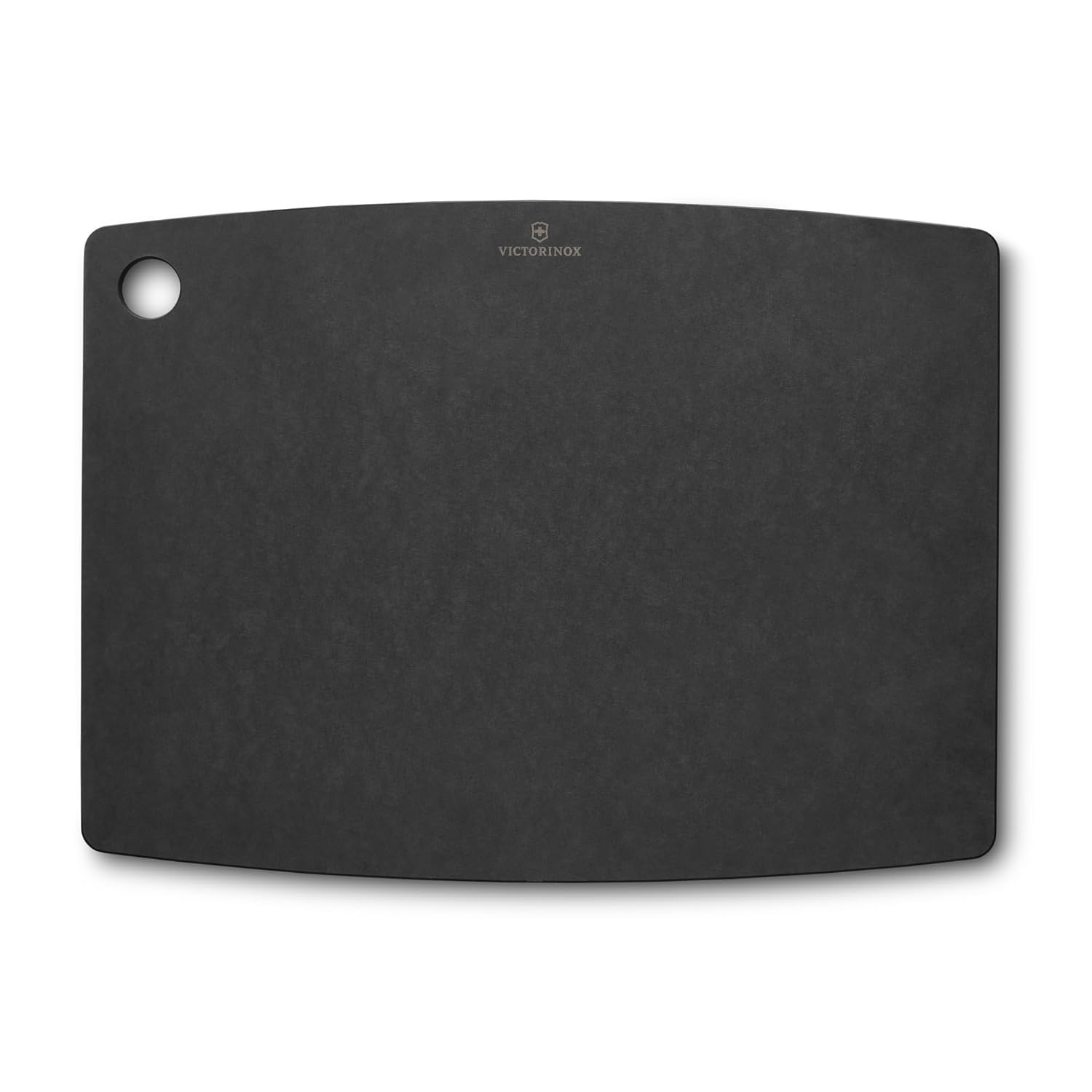 Victorinox Kesme Tahtası Kitchen Serisi, Bıçakları Koruyucu, Bulaşık Makinesinde Yıkanabilir, Uzun Ömürlü, L (44,4 x 33 x 0,6, Düz sİyah