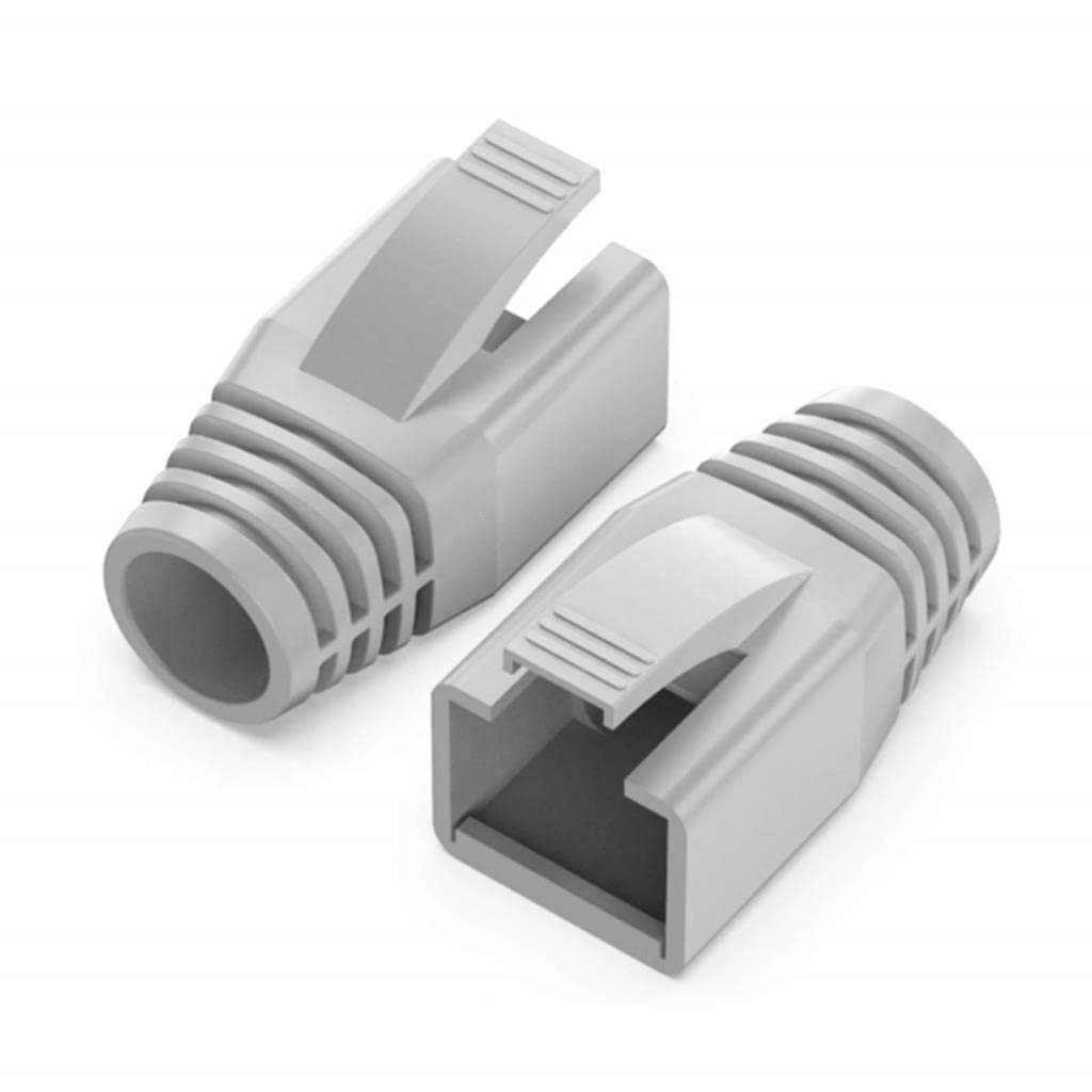 PrimeX Plus PX-CAT710 Cat7 RJ45 Koruma Kılıfı CAT7 Cover Gri 10 Adet