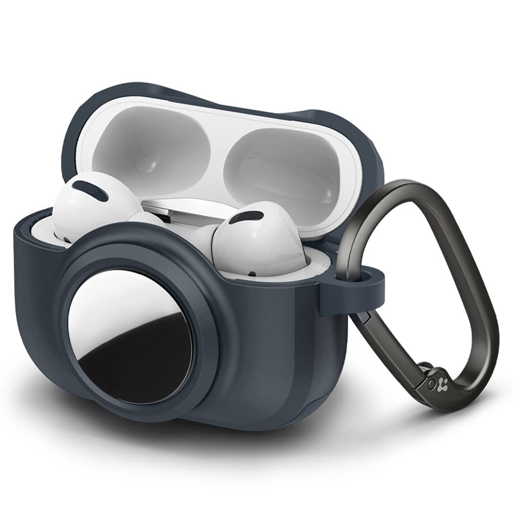 Spigen AirPods Pro (1.nesil) / AirTag ile uyumlu Kılıf Tag Armor Duo Metal Slate - ACS04390