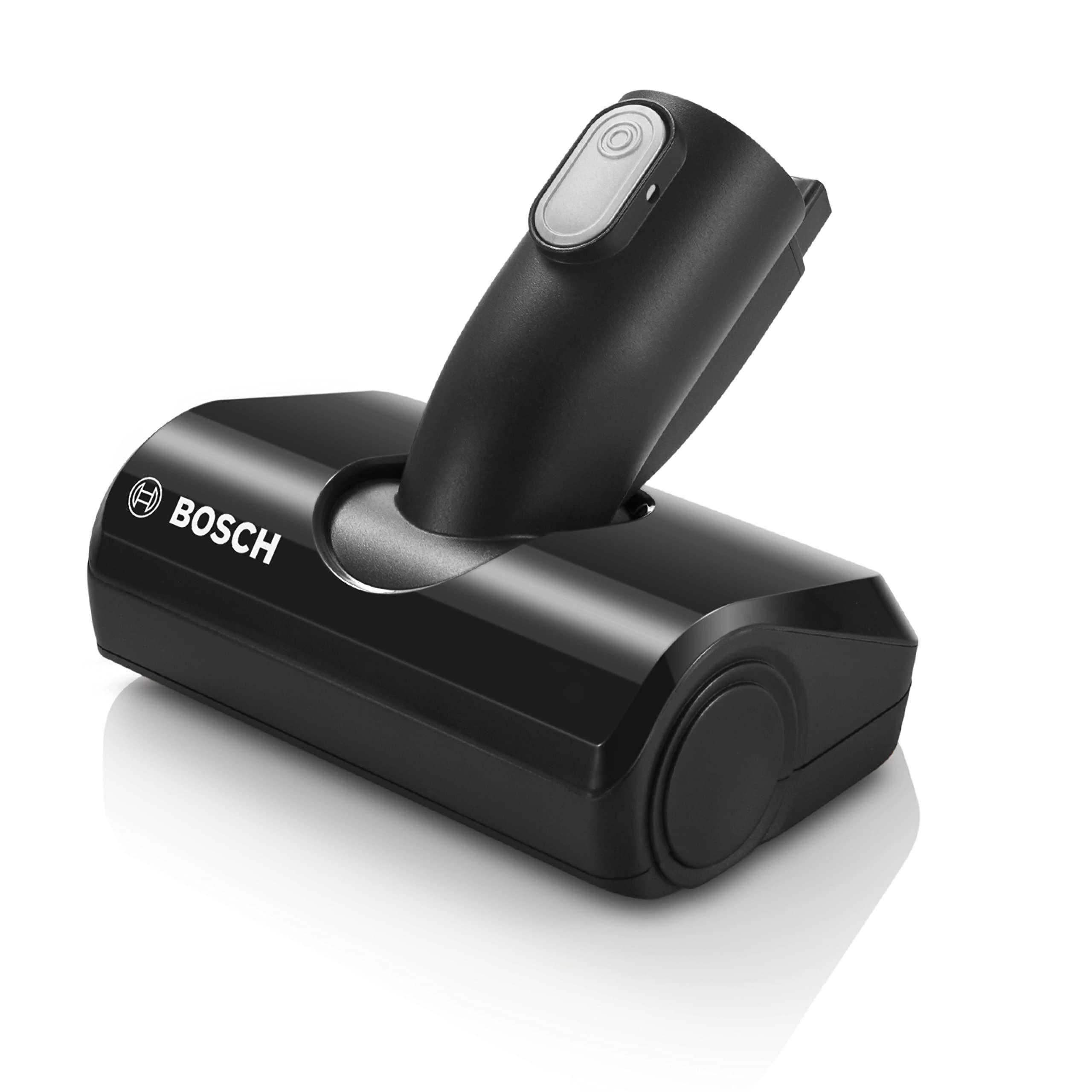 Bosch Hausgeräte Bosch mini turbo başlık BHZUMP zor ulaşılan yerler için, tüm kablosuz sınırsız akülü elektrikli süpürgeler için uygundur, araç içi temizleme, turbo fırça, güç başlığı, aksesuar, siyah