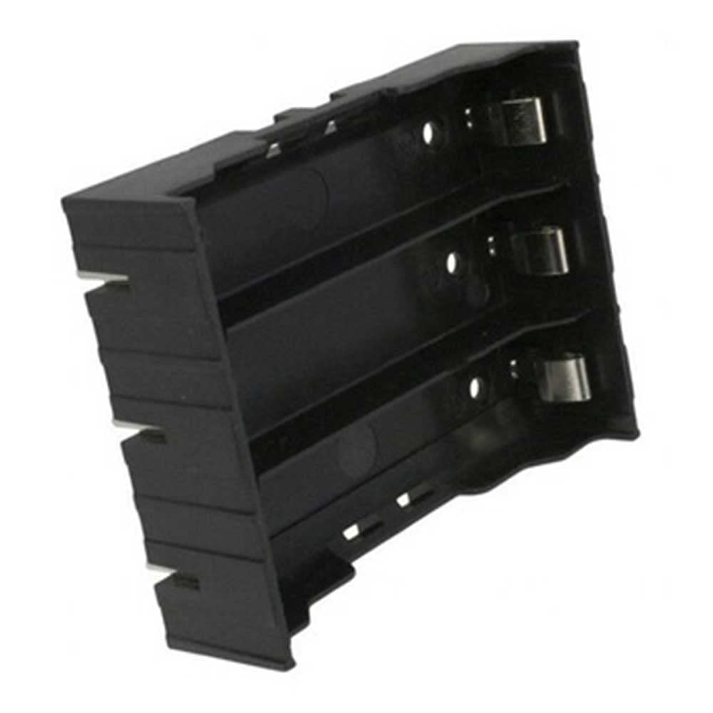 SANEC 18650 Lityum-İyon Piller İçin Üçlü Pil Yuvası - Pcb Tip