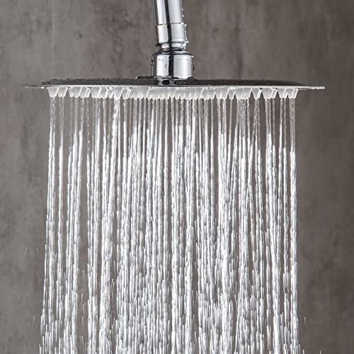 Fause Tepe Duş Başlığı Kare Slim 304 Metal 25x25 cm