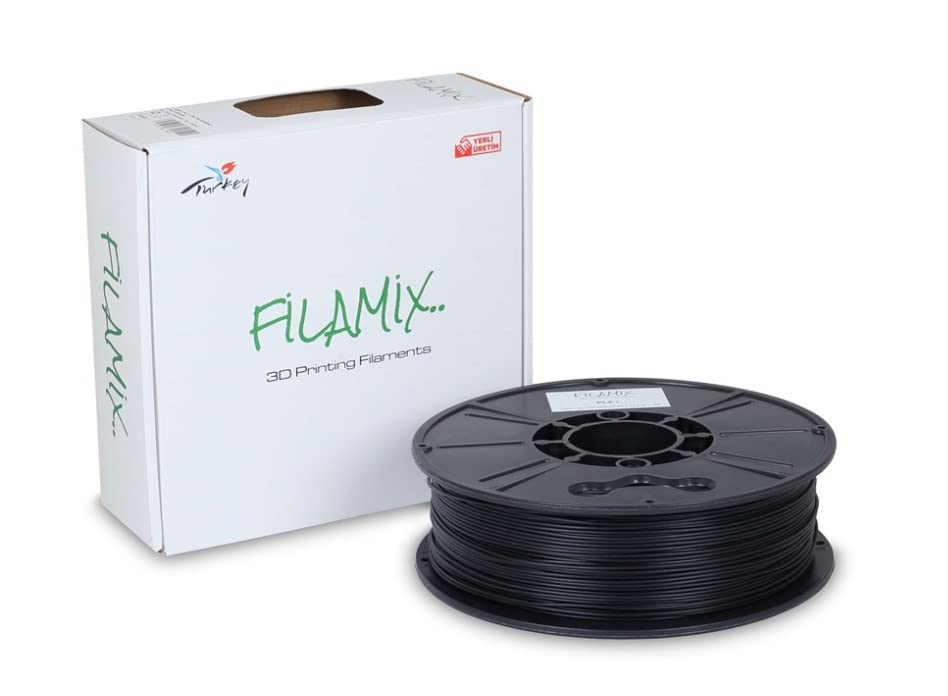 Filamix Pla + 1.75 Mm Filament 1 Kg Plus Siyah