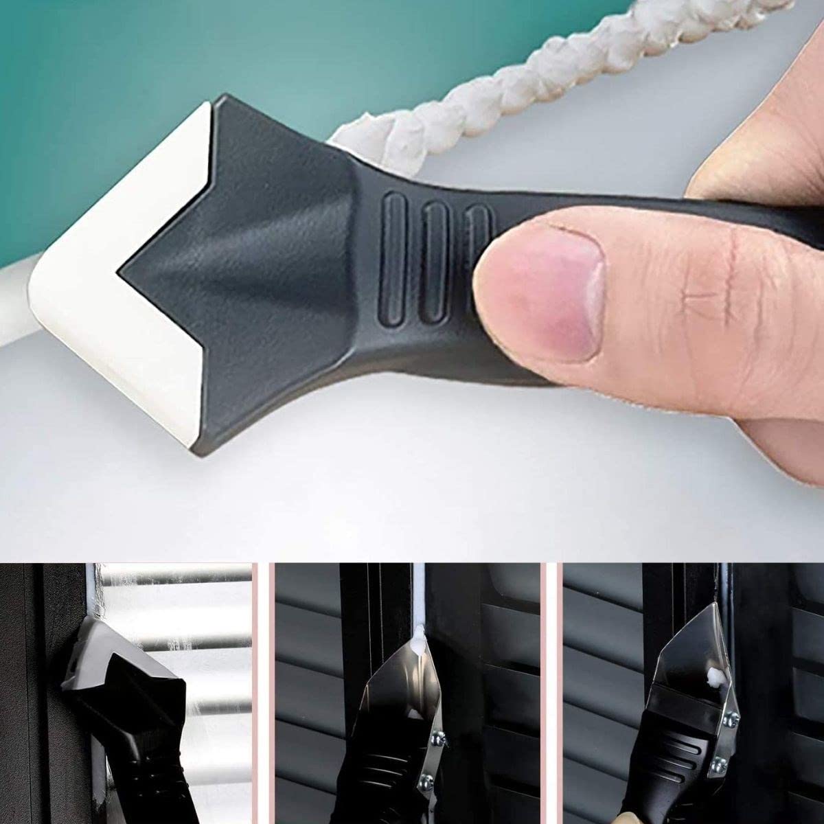BUFFER® 3 ü 1 Arada Fayans Derz Silikon Kazıyıcı Sıyırıcı Ve Uygulayıcı Aparat