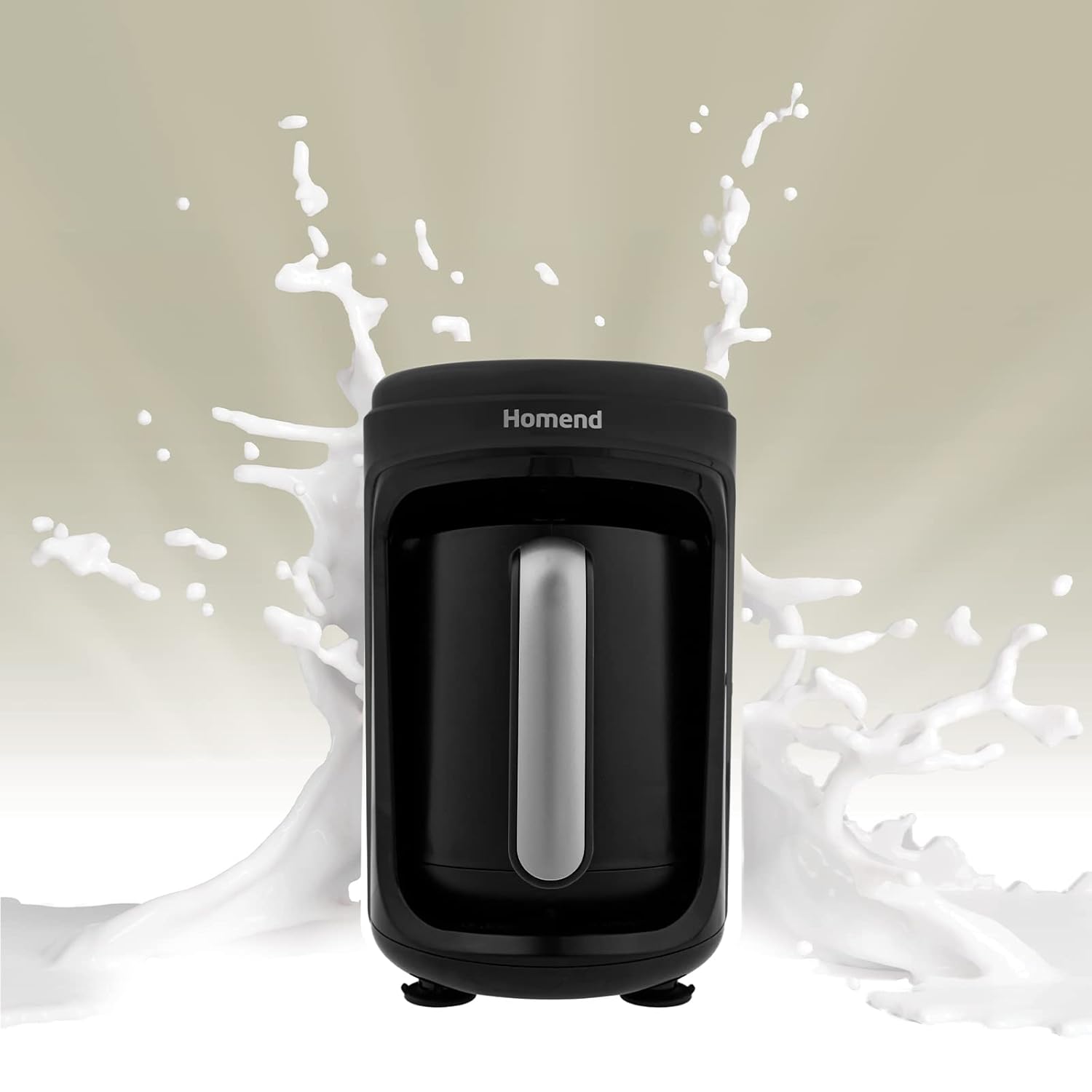 Homend Pottoman Milk in 1873H Sütlü Türk Kahve Makinesi Siyah Metal