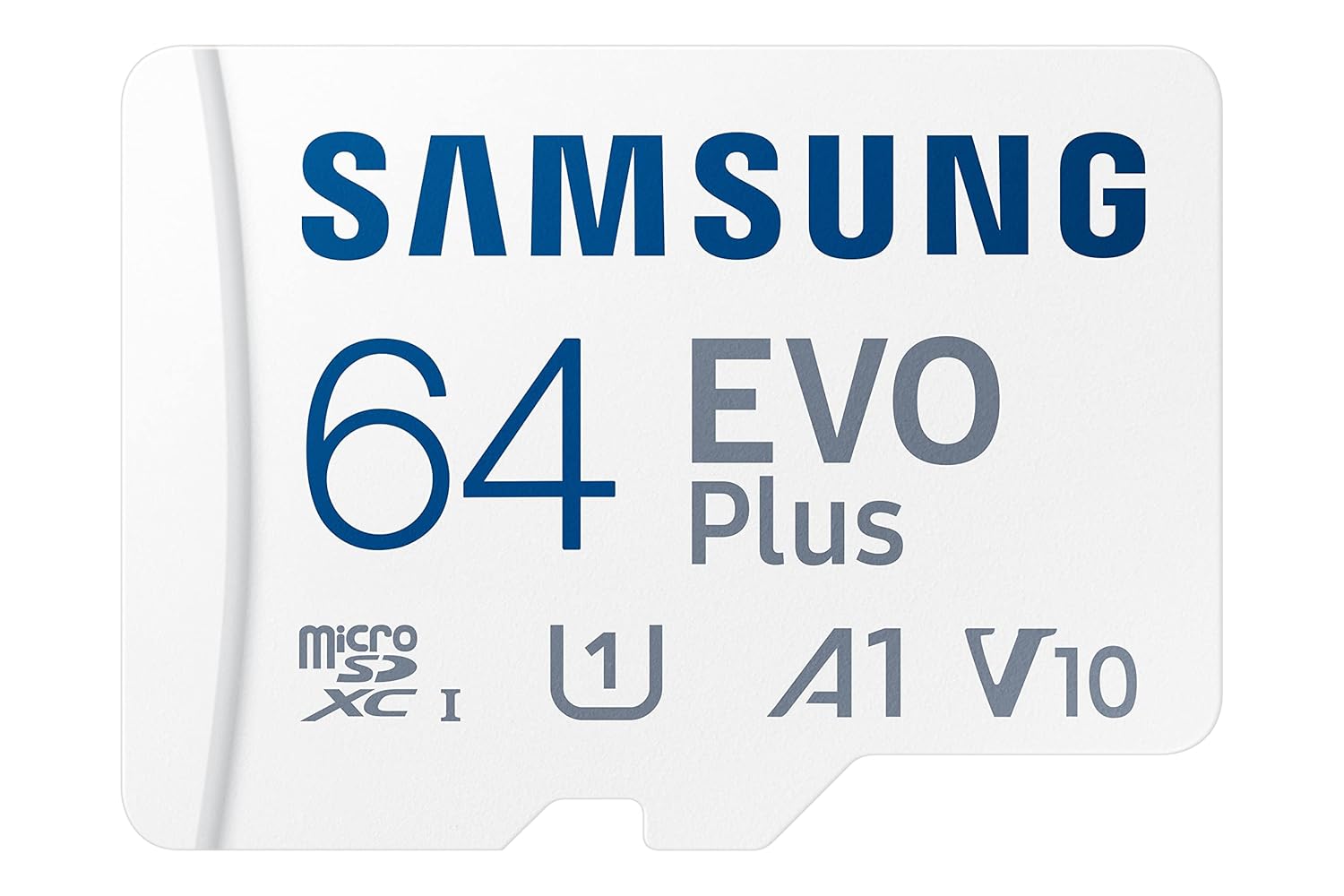 Samsung Evo Plus 64GB SDXC U1 Sınıf 10 A1 160MB/s Micro SD Bellek Kartı Adaptörlü 2021 Sürümü (MB-MC64KA/EU)