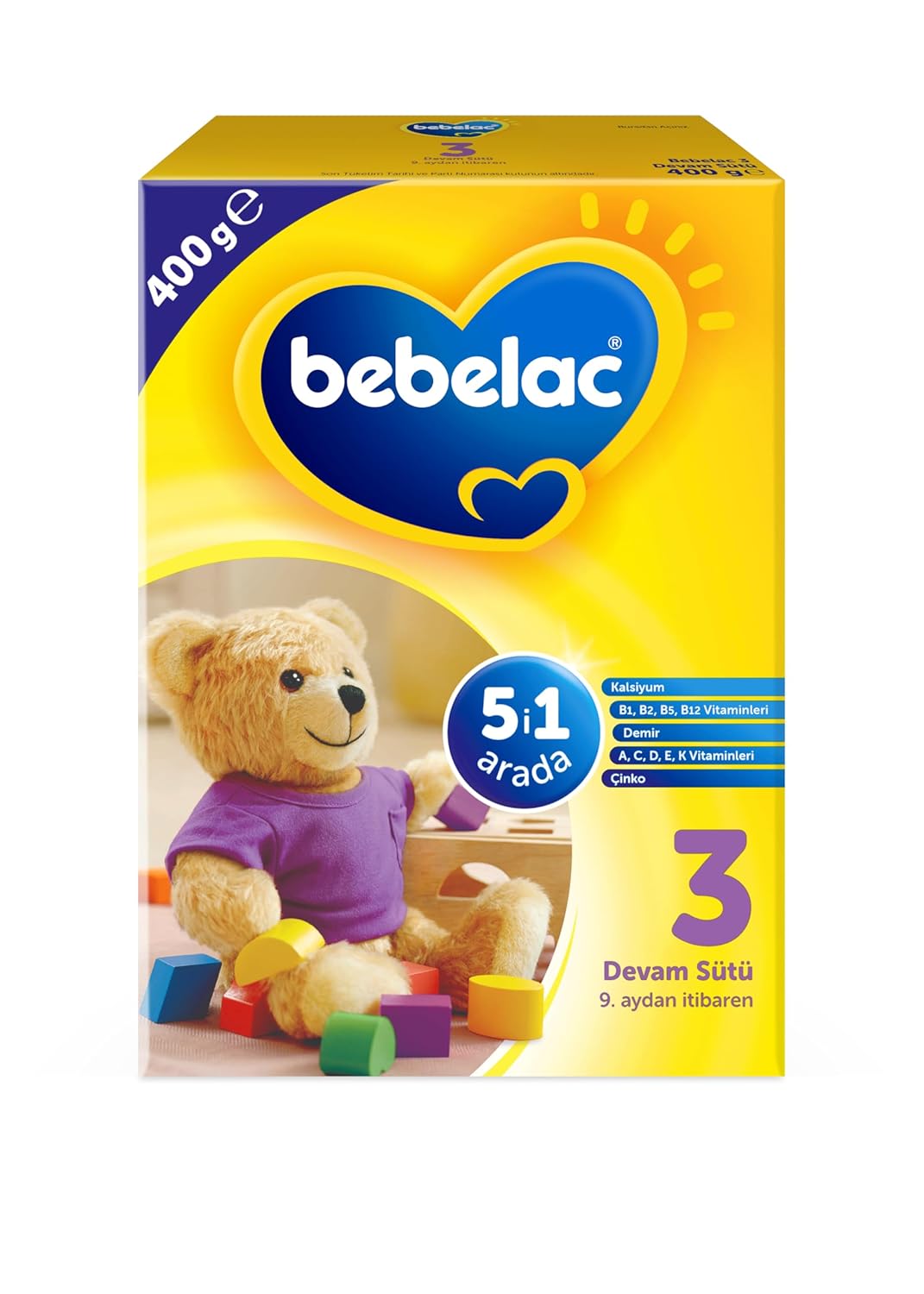 Bebelac 3 Devam Sütü 400 g 9-12 Ay