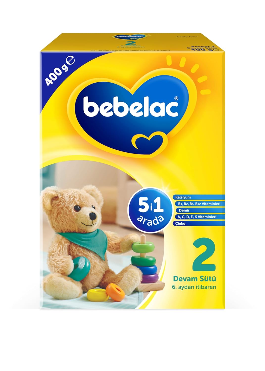 Bebelac 2 Devam Sütü 400 g 6-9 Ay
