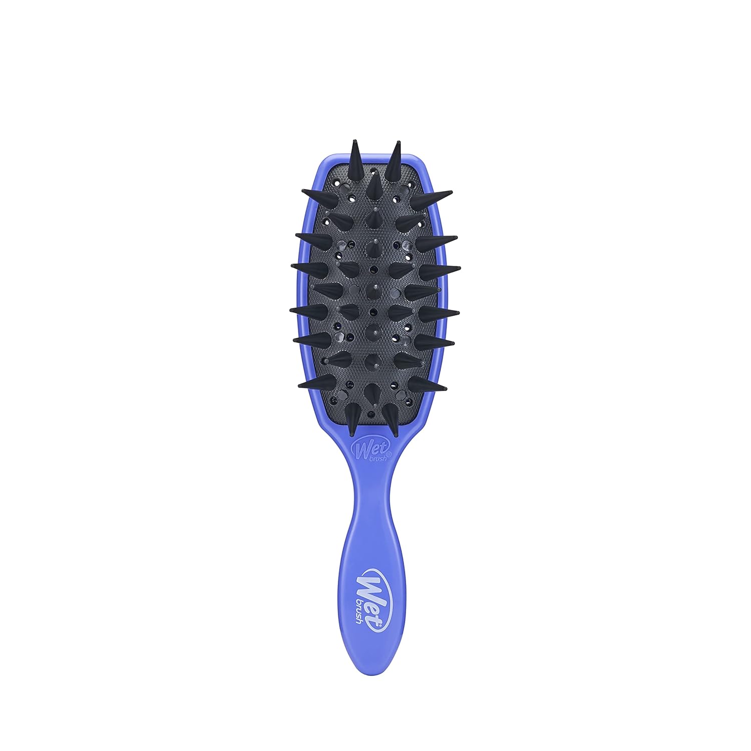 Wet Brush Tedavi Fırçası - Mor, Özel Bakım - Tüm Saç Tipleri - Spa Tedavisi Dökülmeyi ve Kırılmayı Azaltmaya Yardımcı Olur - Erkekler, Kadınlar, Erkek ve Kız Çocukları için Ağrısız Tarak