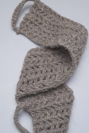 Keçi Kılı Sırt lifi El örmesi. 70 cm 11 cm gri