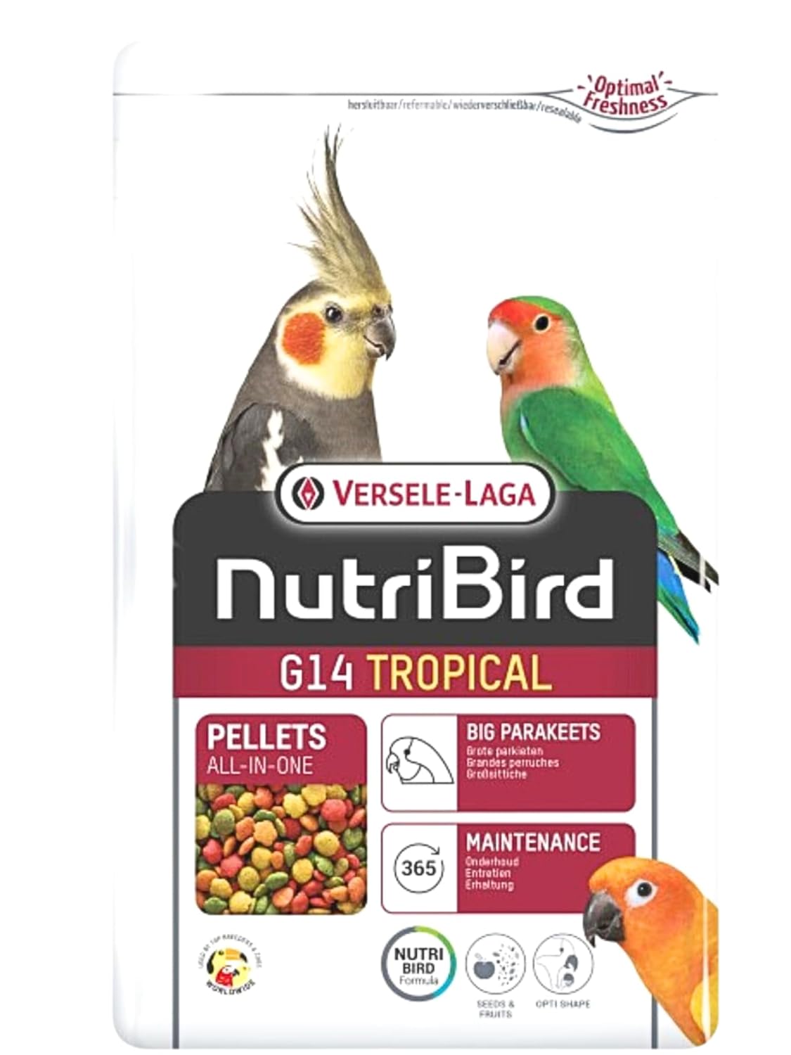 Versele-laga Nutribird G14 Tropıcal Paraket Pelet Yem 1kg