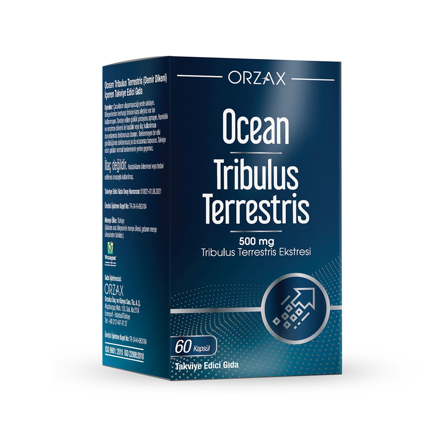 Ocean Tribulus Terrestris 500 mg 60 Kapsül