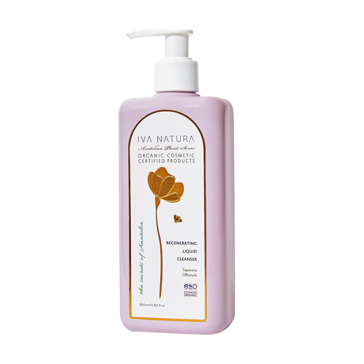 iva natura Organik Yenileyici Likit Yüz Temizleyici Sabun Otu Özlü 350 ML