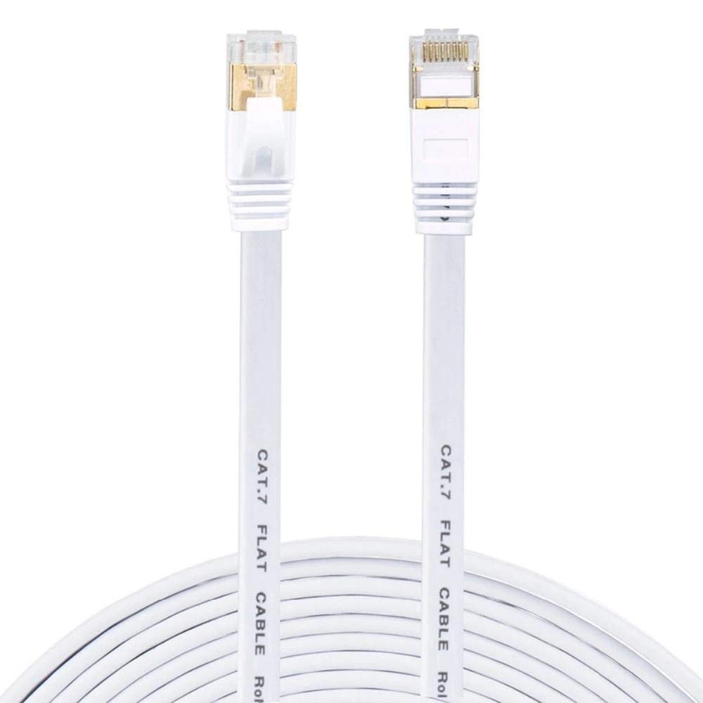Ancheyn Cat7 Ethernet RJ45 Modem İnternet Kablosu 10 Gbps 600 Mhz Flat Kablo 10 Metre 4262