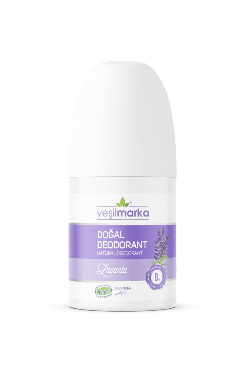 Yeşilmarka Doğal Deodorant- Lavanta -Vegan -Organik İçerikli -Çocuk ve Yetişkin İçin İdeal- Aluminyum- Paraben- Parfüm İçermez