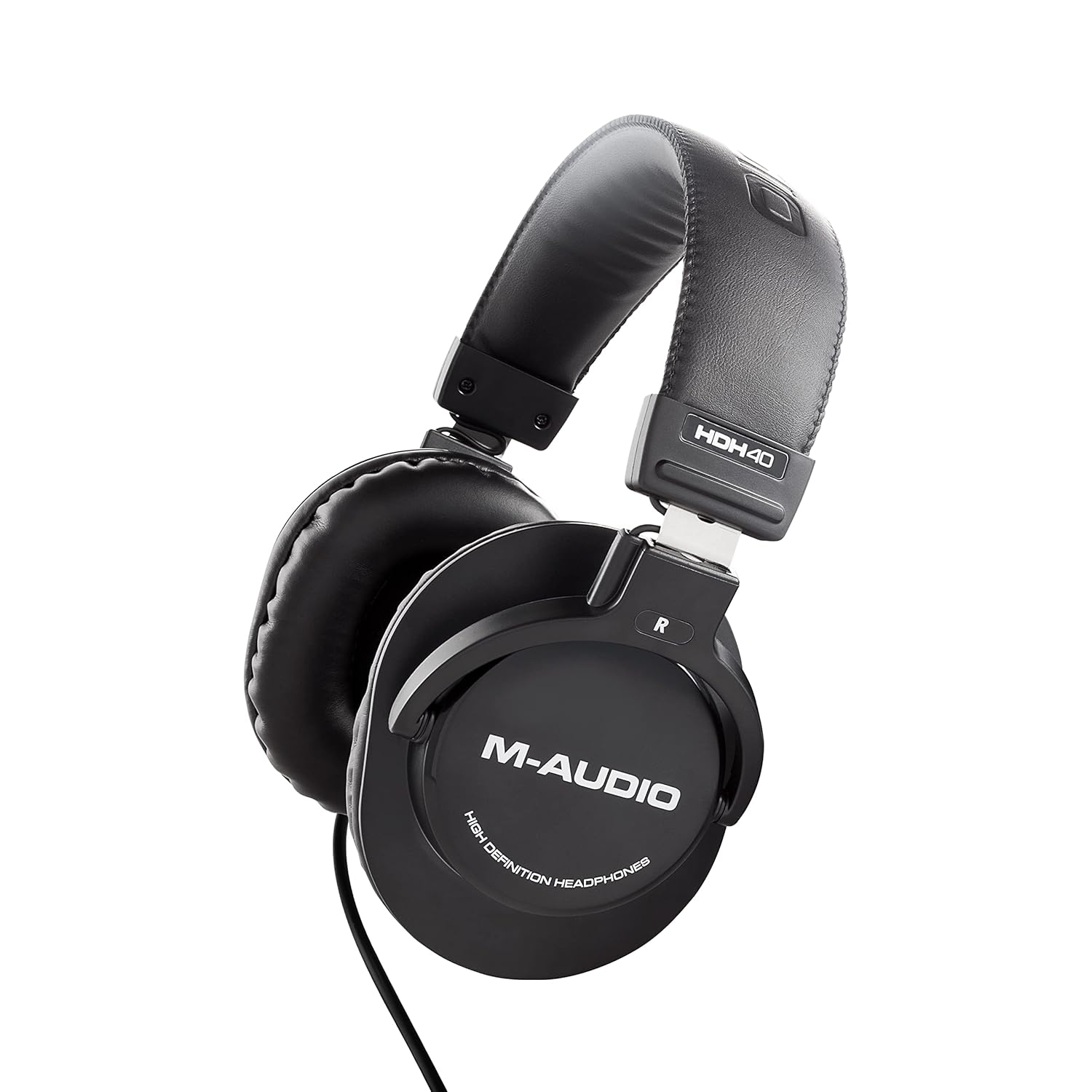 M-AUDIO HDH40 - Kulak Üstü Stüdyo Kulaklıkları, Stüdyo izleme, Podcasting ve Kayıt için Kapalı Arka Tasarım, Esnek Kafa Bandı ve 2.7m Kablo Ile