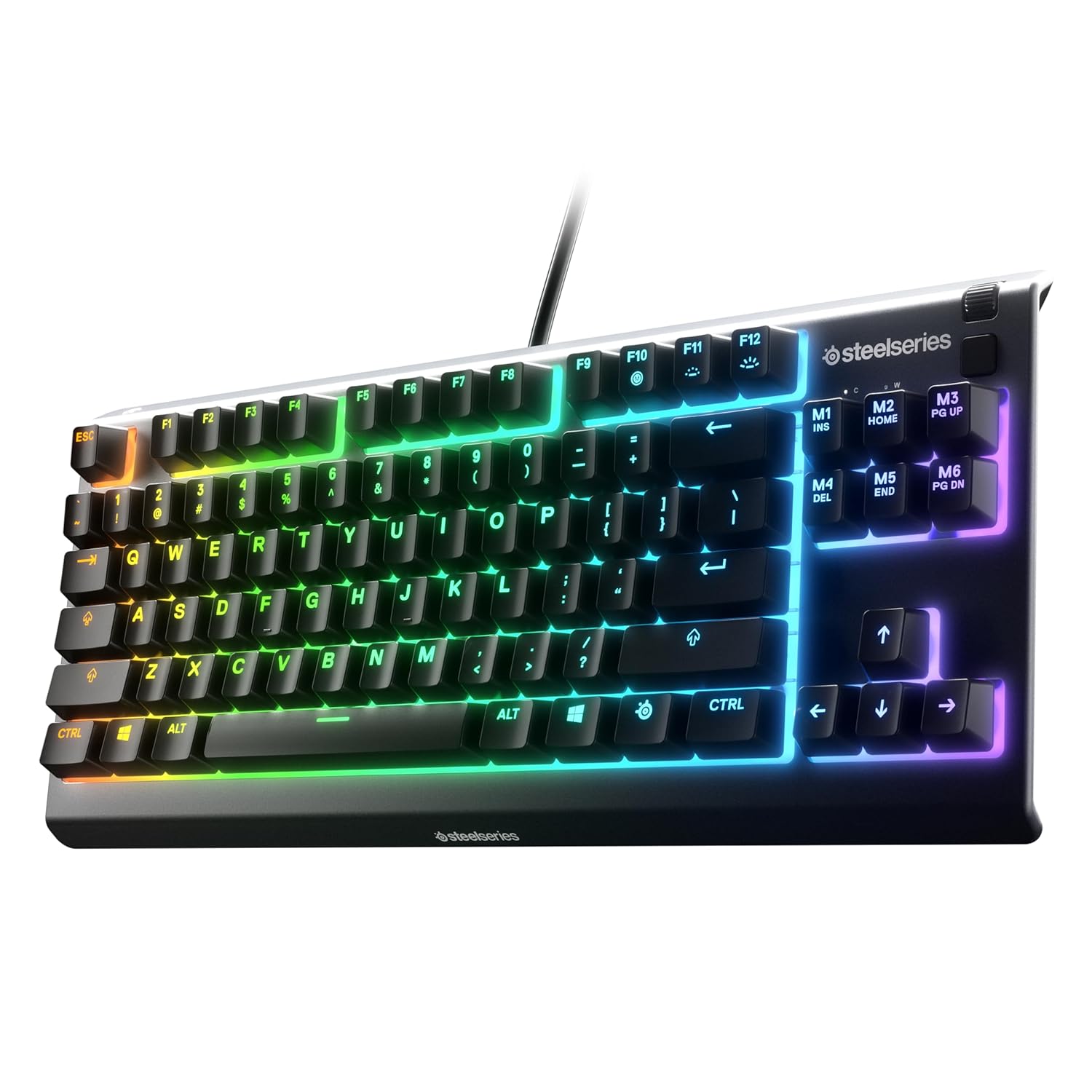 steelseries Apex 3 TKL Türkçe Gaming Klavye Tenkeyless, 8 Bölge RGB Aydınlatma Türkçe QWERTY