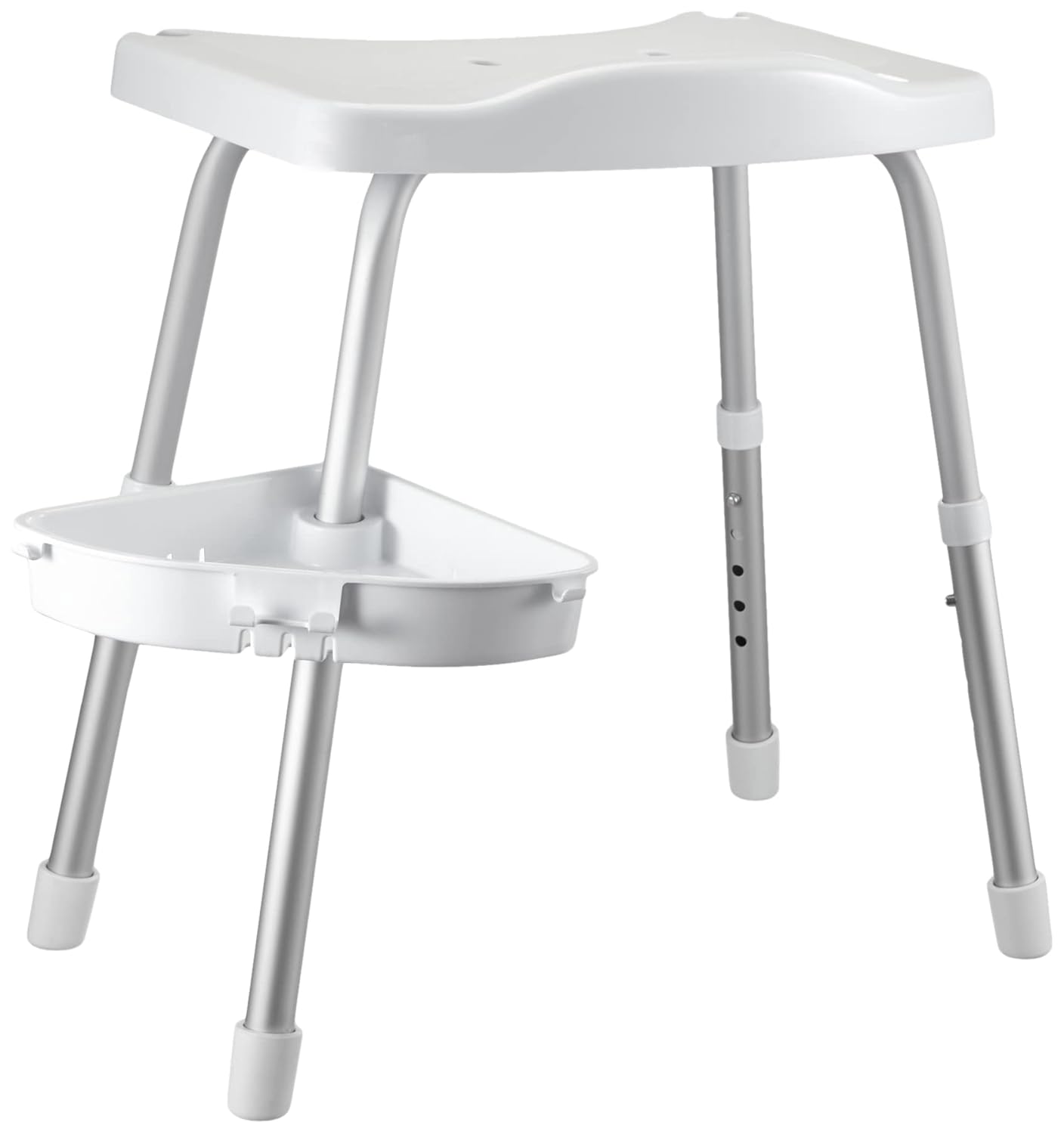 Primanova M-KV35-01 Apollo Duşlu Banyo Taburesi, Beyaz