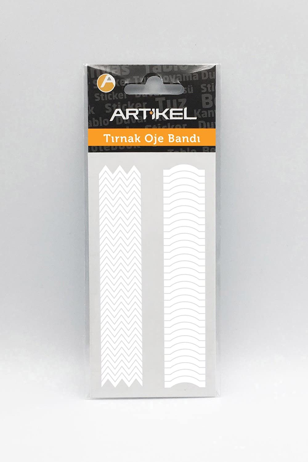 ARTİKEL Şekiller -3 French Tırnak Oje Bandı, French Tırnak Sticker, French Manikür Bandı