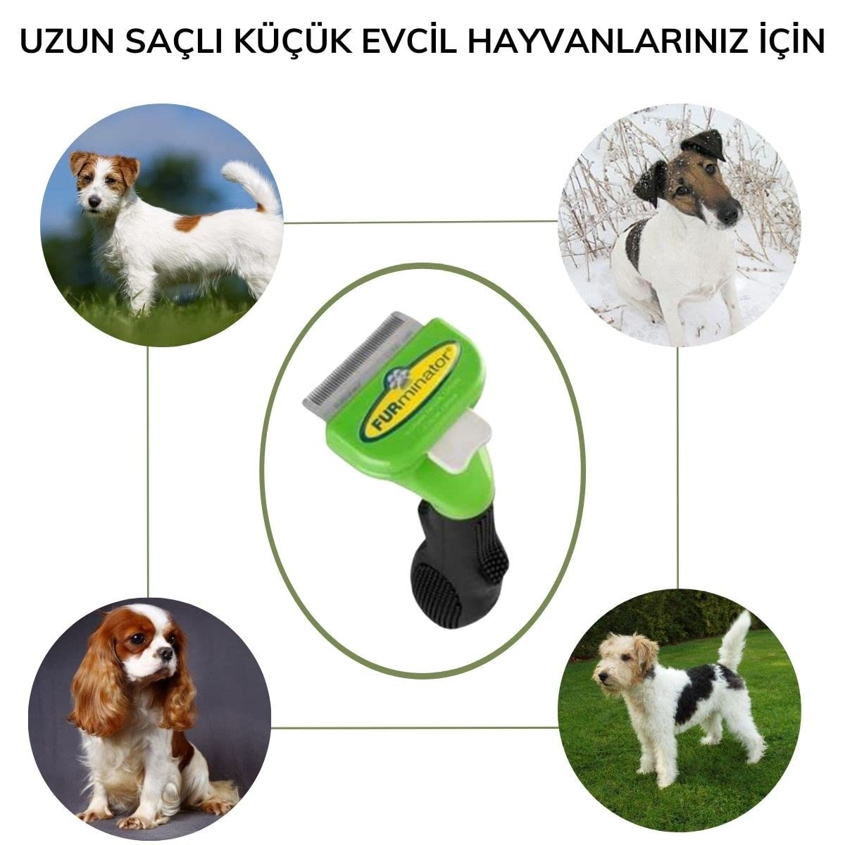 Buffer Kedi ve Köpekler İçin Tüy Toplayıcı Tarak