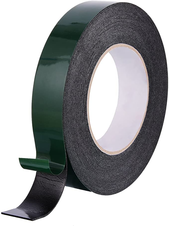 Çift Taraflı Köpük Bant Eva Montaj Bandı Siyah 36 mm x 10 Metre