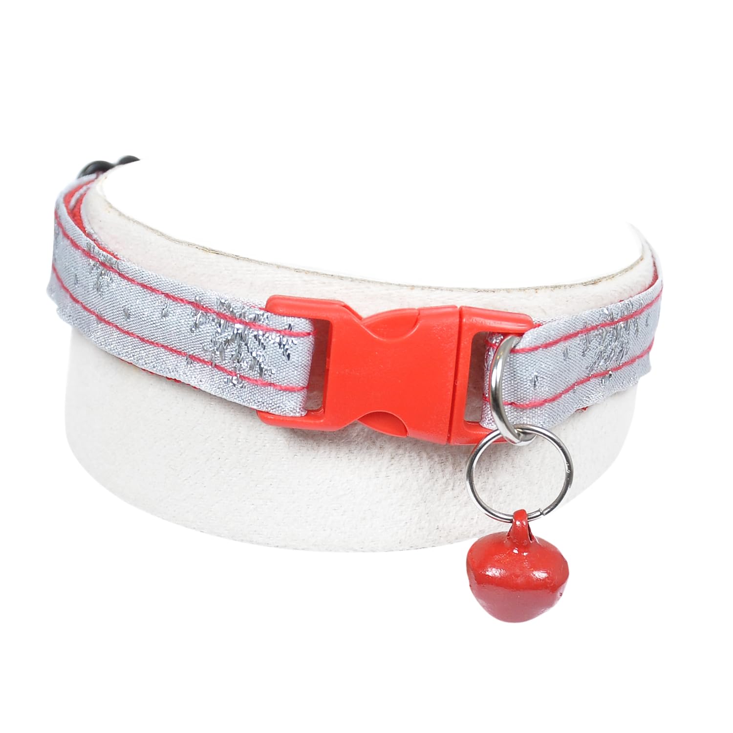 X-Perk Zilli Kedi Köpek Tasması Boyun Tasma Ayarlı
