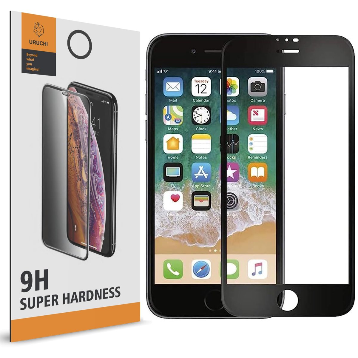 URUCHI iPhone 17e / 16e / 14/13 Pro / 13 (6.1") Anti-Statik Ekran Koruyucu, HD Tam Kapsamlı Ekran Kapağı Cam Filmi