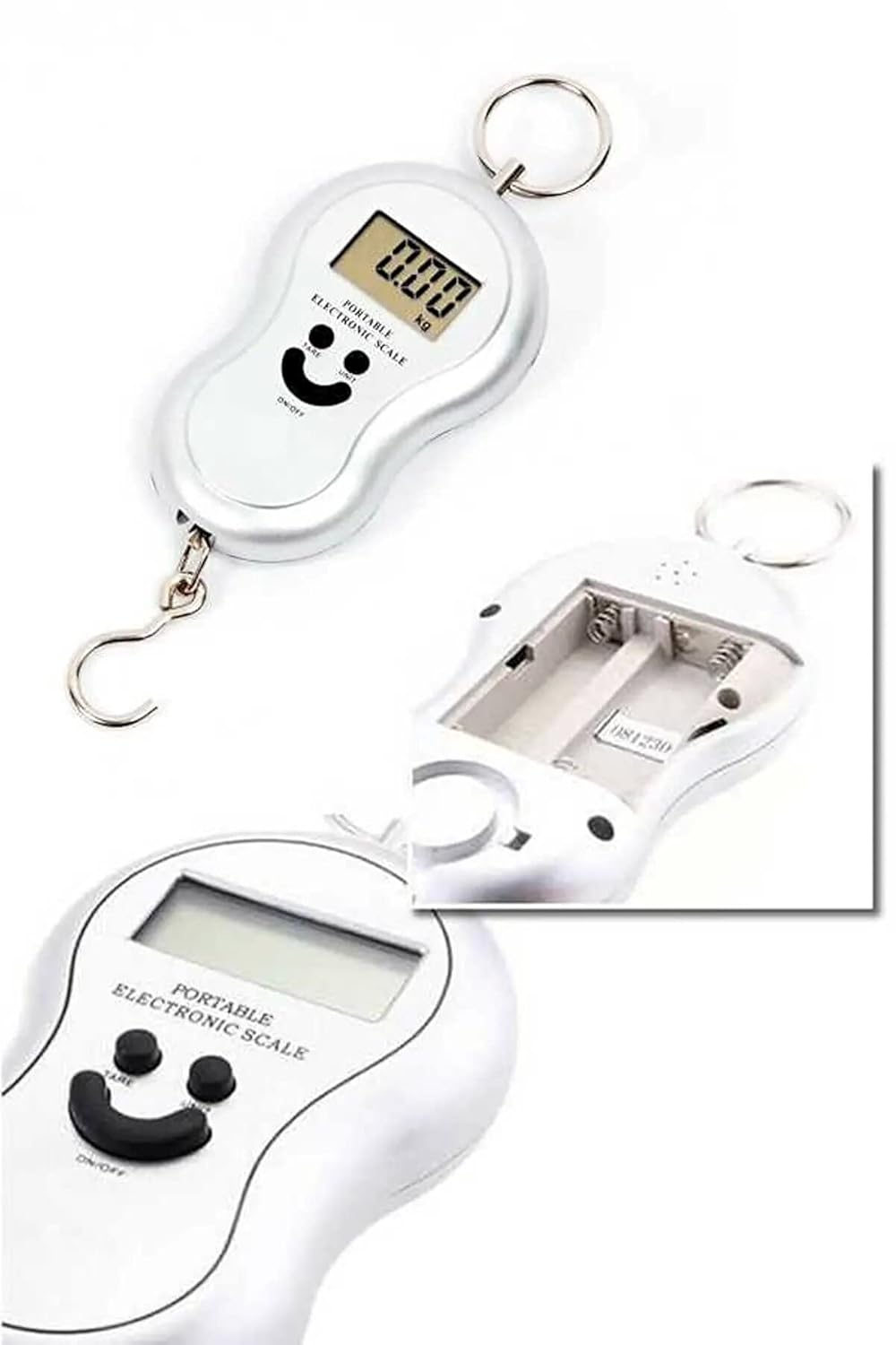 Mobee Pilli Dijital El Tartısı Gülen Yüz Figürlü