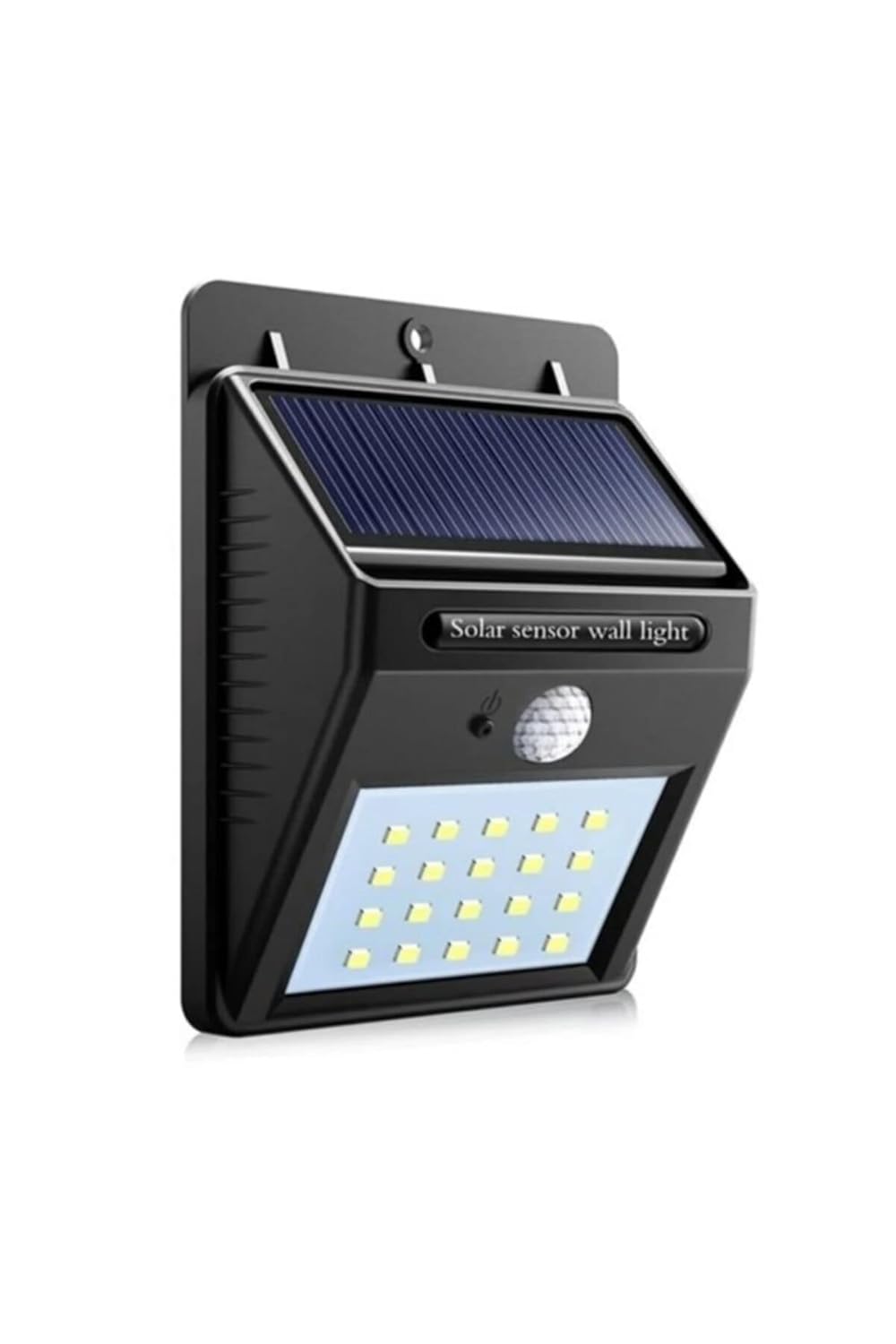 20 Led'li Sensörlü Solar Bahçe Balkon Duvar Lambası