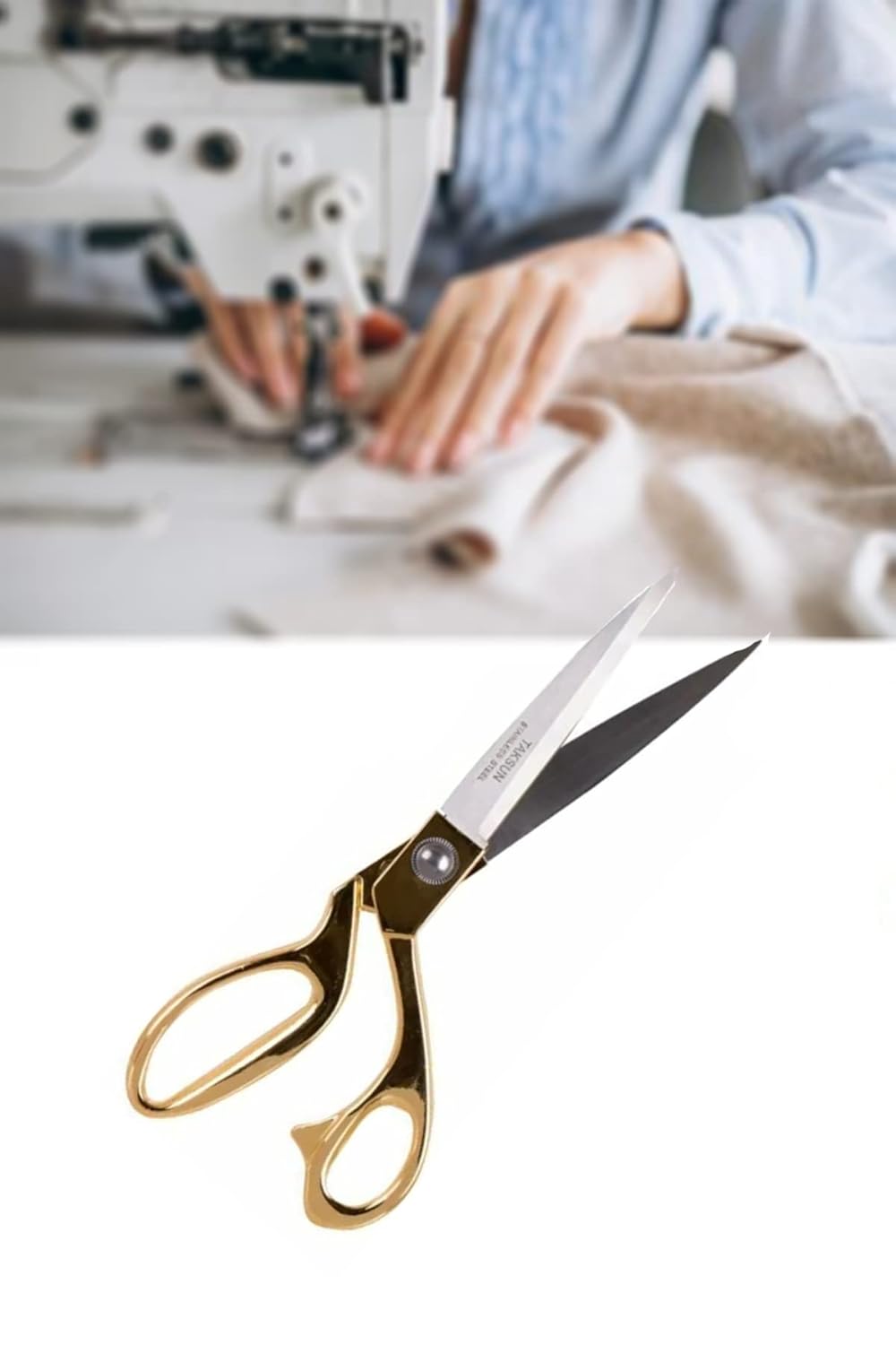 Mobee Kumaş Kot Deri Kesim Profesyonel Terzi Makası Çelik Büyük Boy