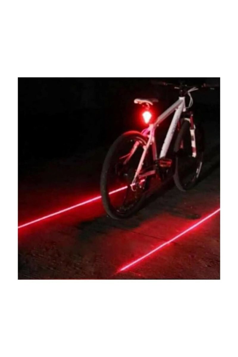 Mobee Bisiklet Lambası Lazer Şeritli Güvenlik Arka Stop Lamba Led Işık