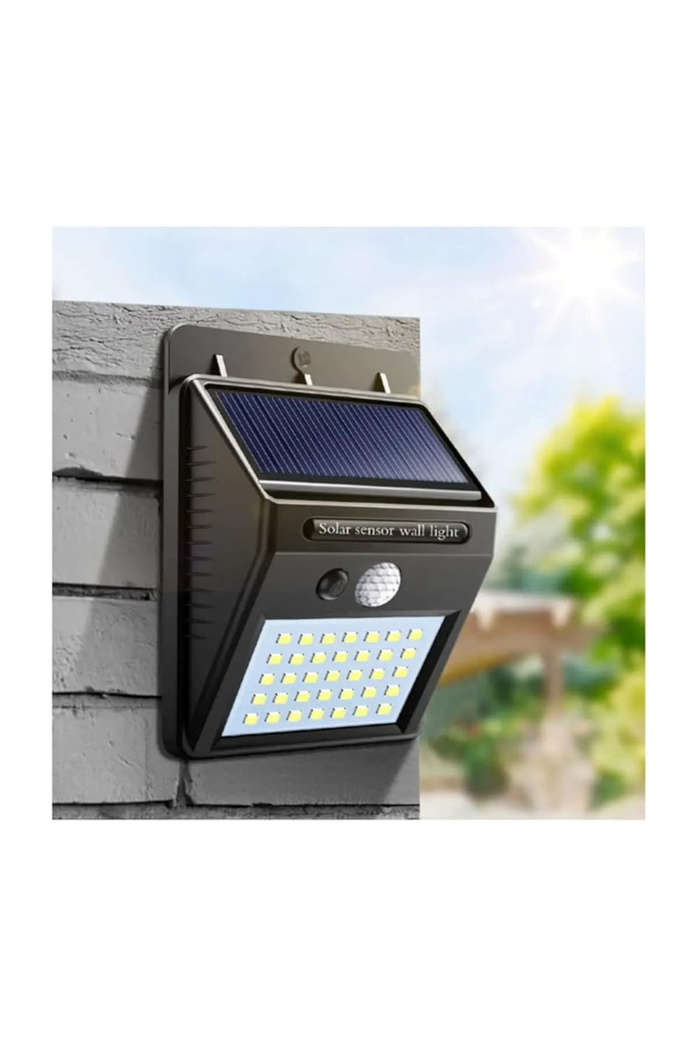 Chermik Hareket Sensör 20 LED Solar Enerji Su Geçirmez Duvar Lambası