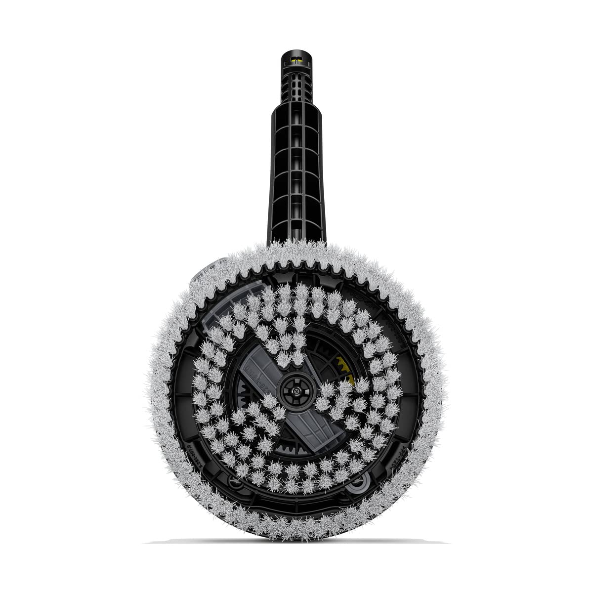 Kärcher Döner yıkama fırçası WB 130, evrensel fırça başlığı, Kärcher K 2-K 7 yüksek basınçlı temizleyici için aksesuar, değiştirilebilir fırça başlığı, kullanım: Pencere, bahçe mobilyası, araçlar