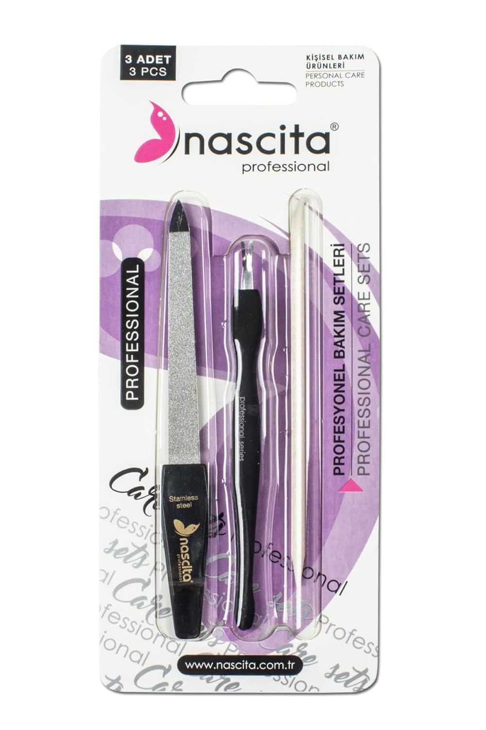 Nascita Profesyonel 3'lü Tırnak Bakım Seti