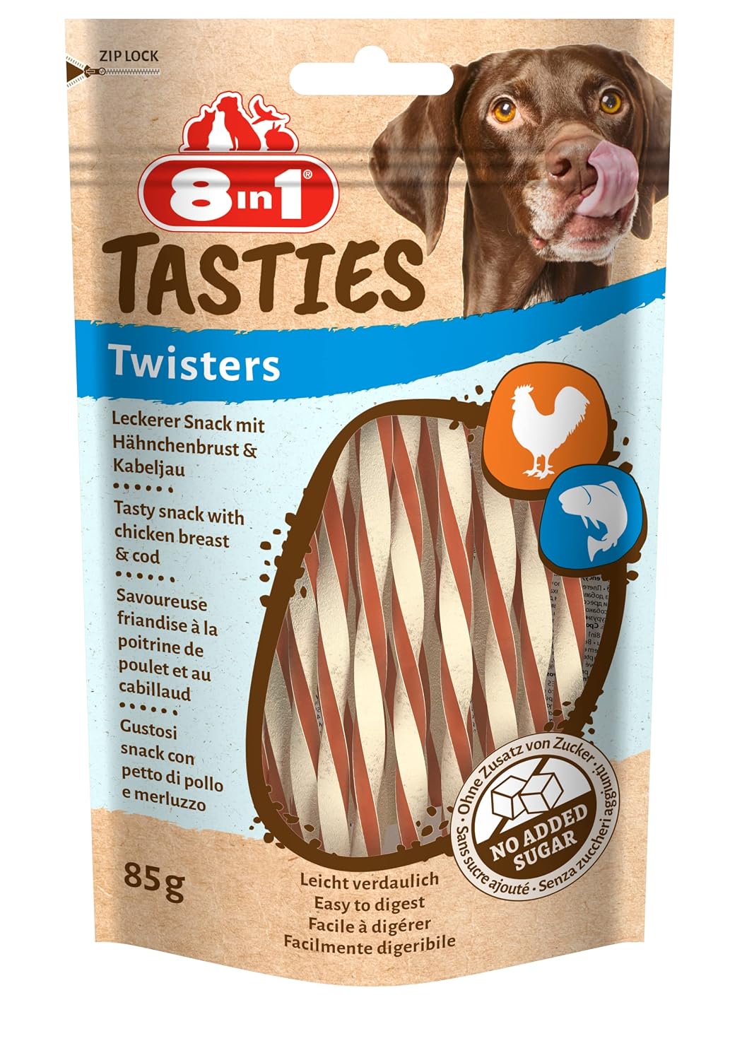 8in1 Tasties Twister 85 Gram
