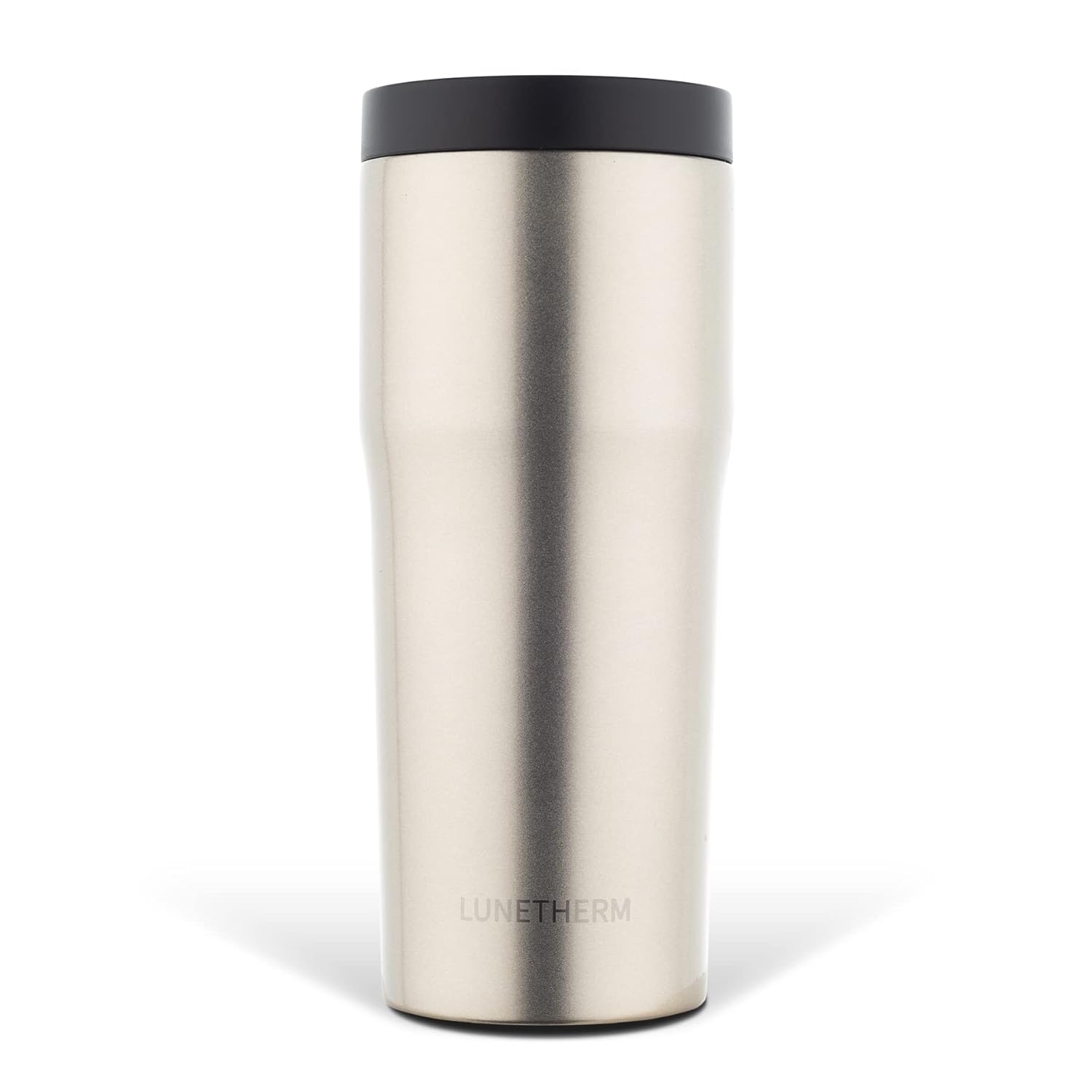 Lunetherm Sızdırmaz Vakumlu Çıft Katmanlı Çelik Bardak Termos 480 ml 6 saat sıcak / 12 saat soğuk - Metalik Gold