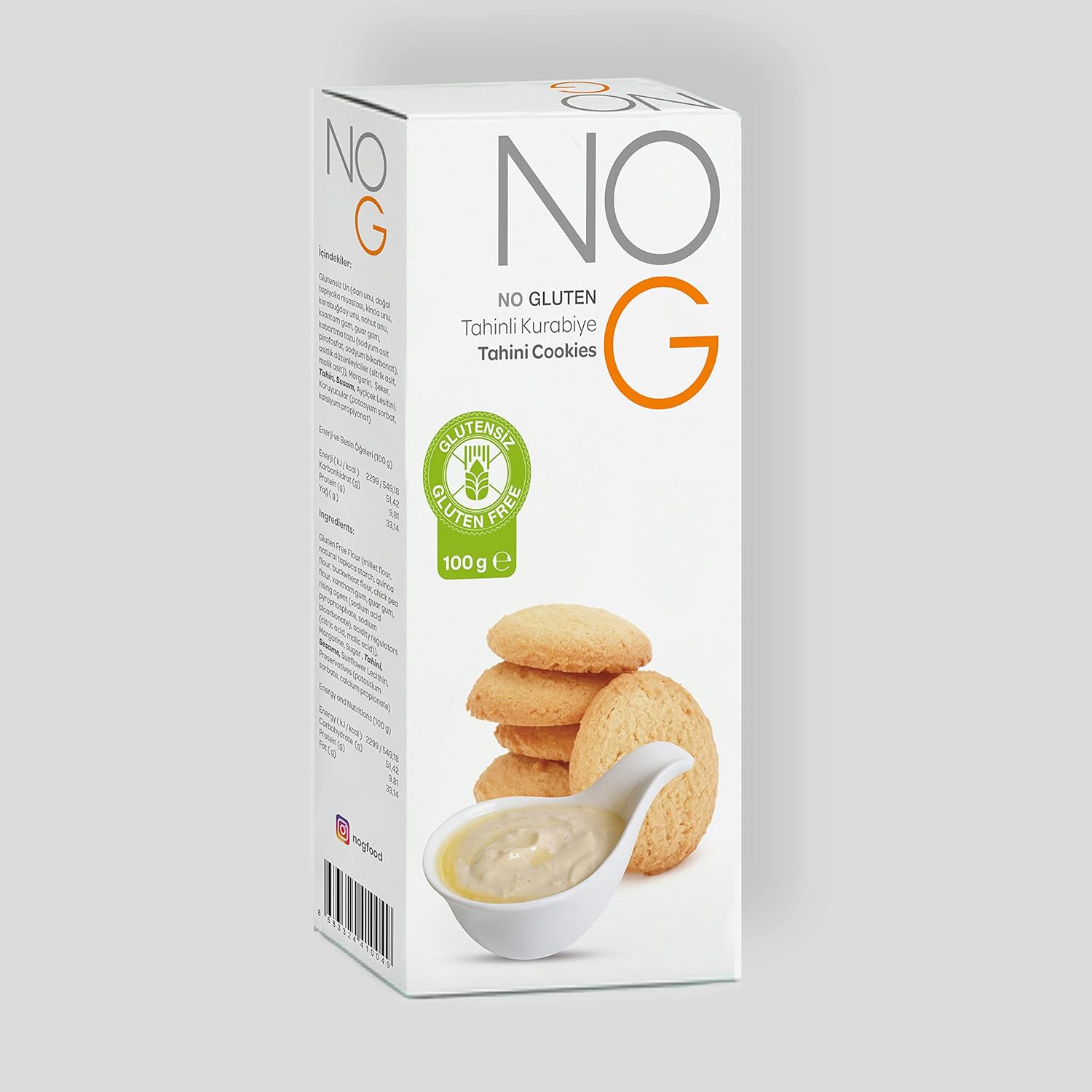 NOG No Gluten 100 gr Tahinli Kurabiye