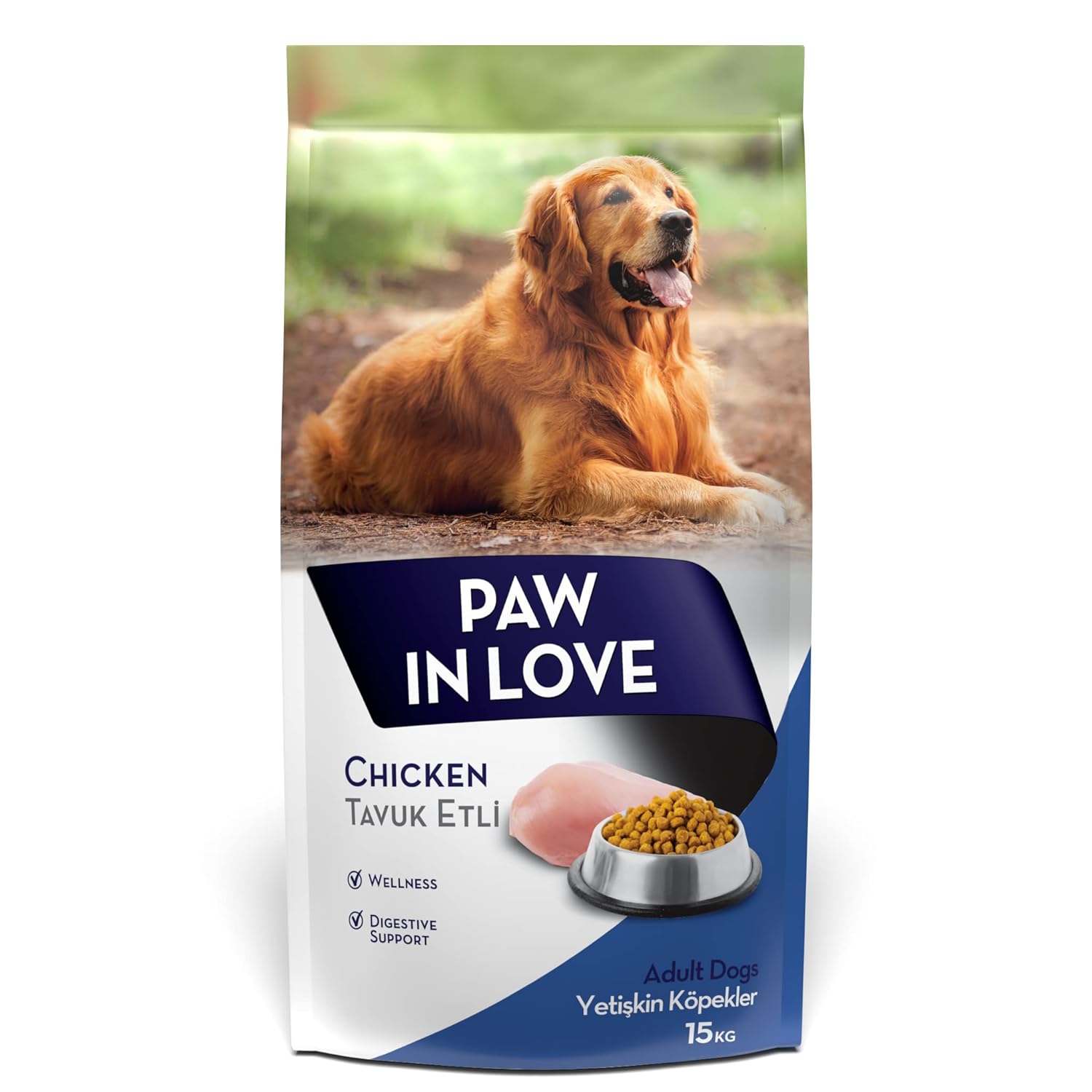 Paw In Love Tavuklu Yetişkin Köpek Maması 15 kg