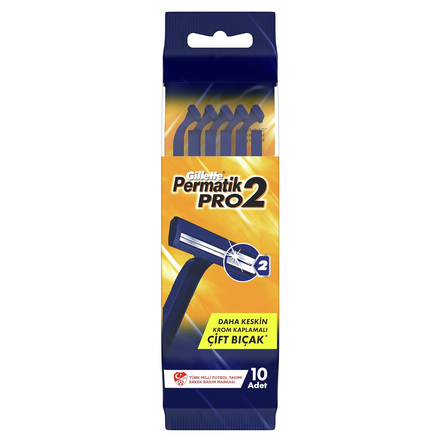 Gillette Permatik Pro2 Kullan At Erkek Tıraş Bıçağı 10 Adet