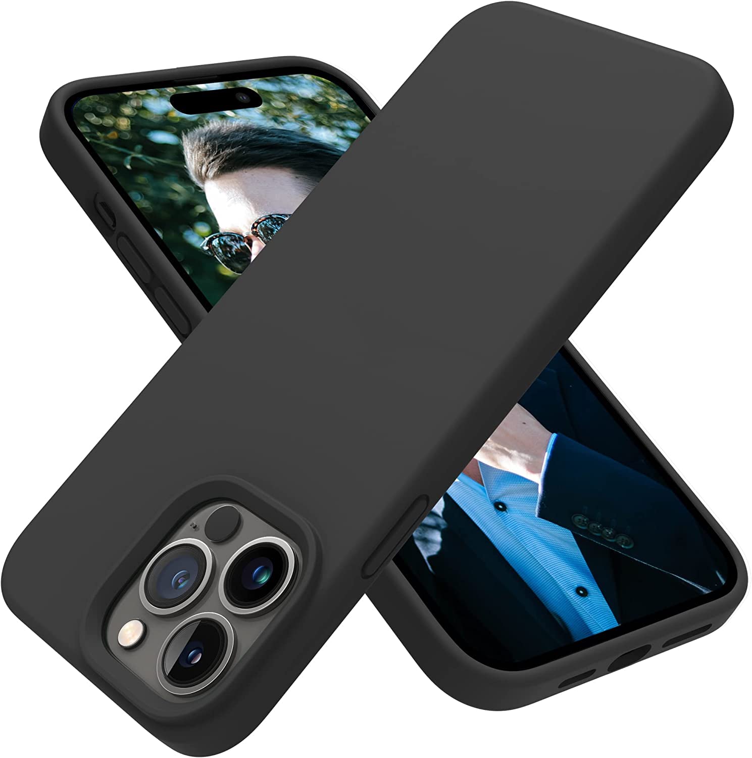 Happy Trend Apple Iphone 12 ve 12 Pro Uyumlu içi Kadife Lansman Liquid Silicone kılıf Şok Emici Tam
