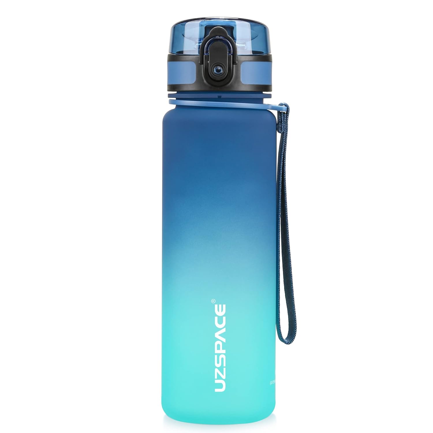 UZSPACE spor İçecek şişesi 500 ml/800 ml/1 l, sızdırmaz, Tritan ve bisfenol A içermez, bisiklet, fitness, dış mekan için su şişesi