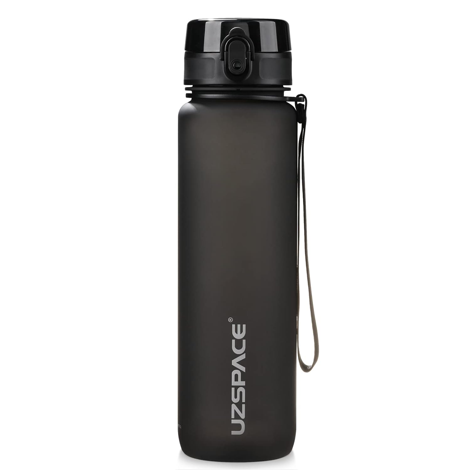UZSPACE Su şişesi çocuk sızdırmaz, spor plastik içecek şişesi, 1 l, 800 ml, 500 ml, Tritan ve bisfenol A içermez, spor şişesi