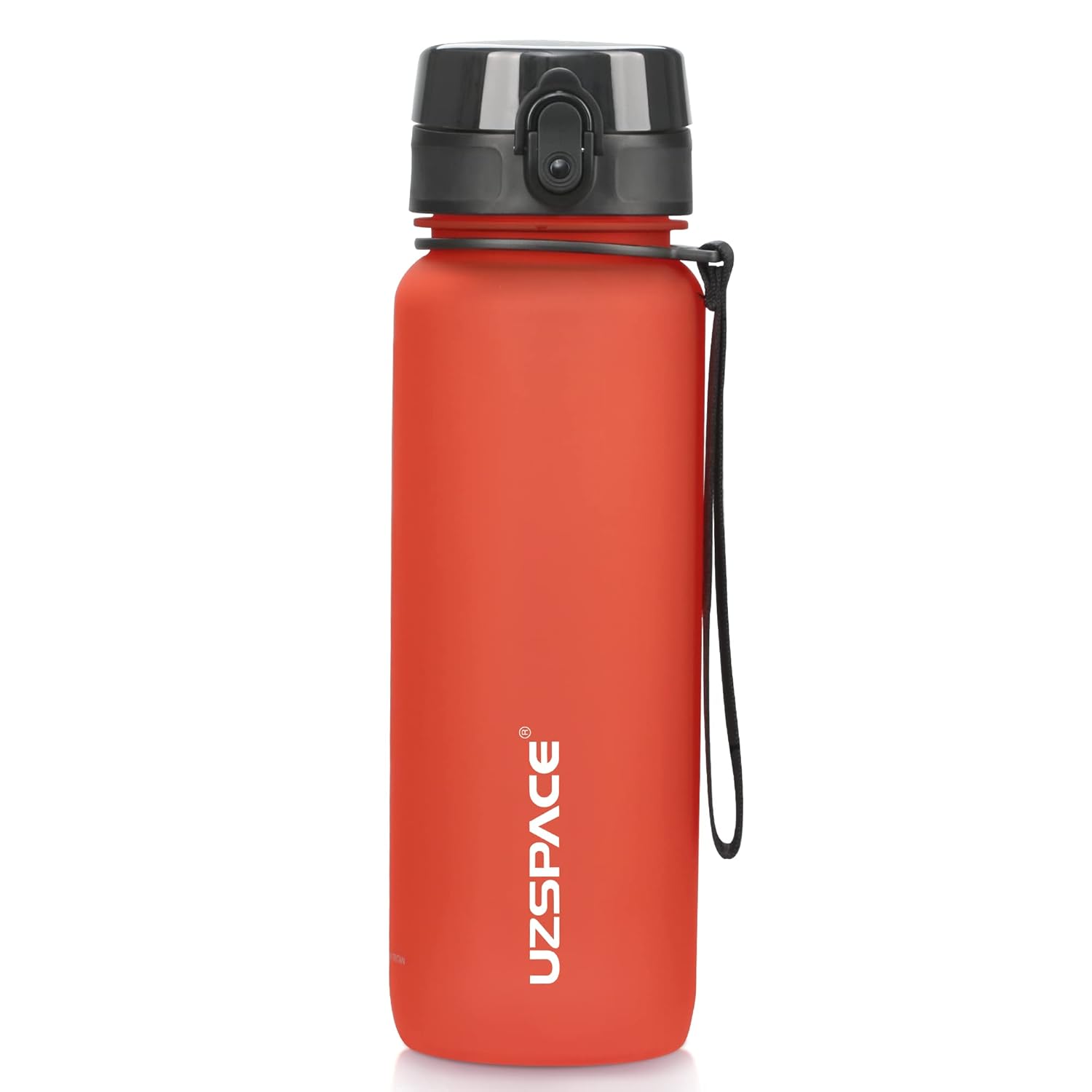 UZSPACE Spor Su Şişesi 500 ml/800 ml/1000 ml, BPA İçermeyen Tritan Sızdırmaz Yeniden Kullanılabilir Su Şişeleri Yetişkinler Çocuklar Okul Spor Salonu Koşu Açık Hava için (Fantasy Red, 800ml)